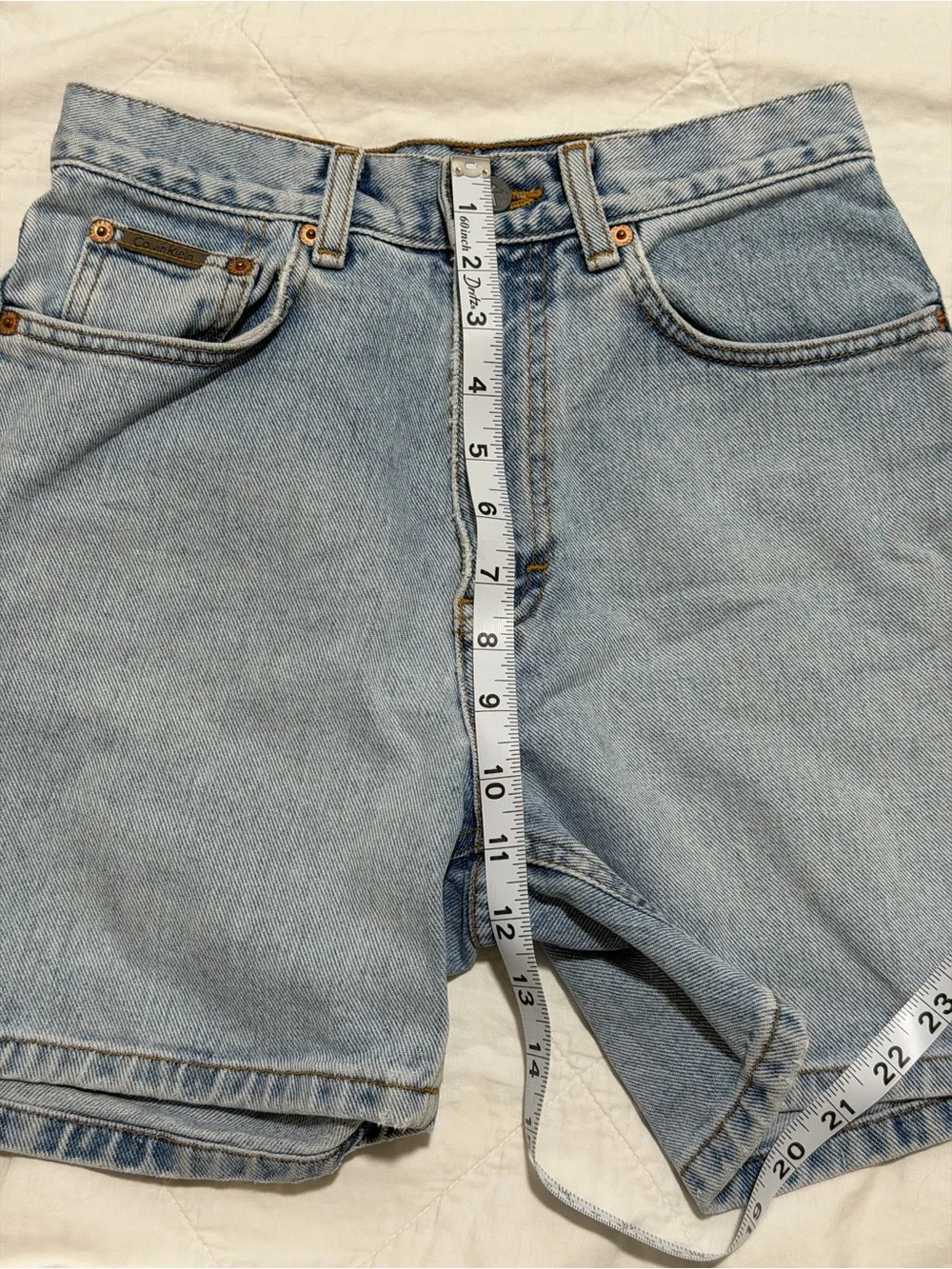 Calvin Klein Light Blue Denim Women's Shorts